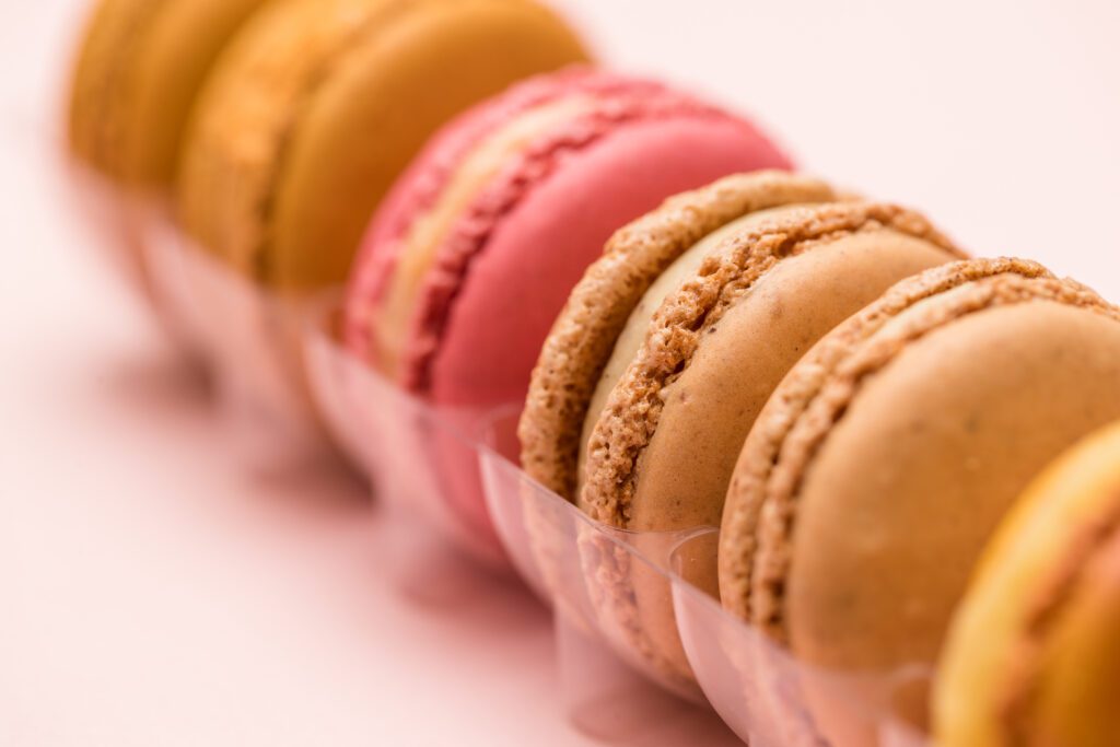 Macaron in the package